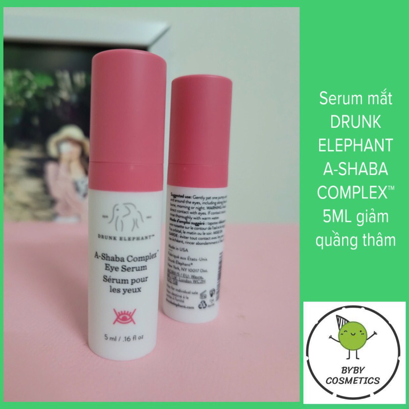Serum mắt DRUNK ELEPHANT A-SHABA COMPLEX™ 5ML giảm quầng thâm