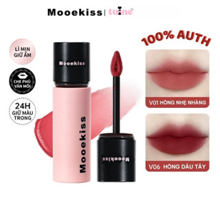 (HỎA TỐC) Son Mooekiss Sáng Da Chất Bùn Lì Mỏng Nhẹ Mềm Mịn Như Nhung Bền Màu