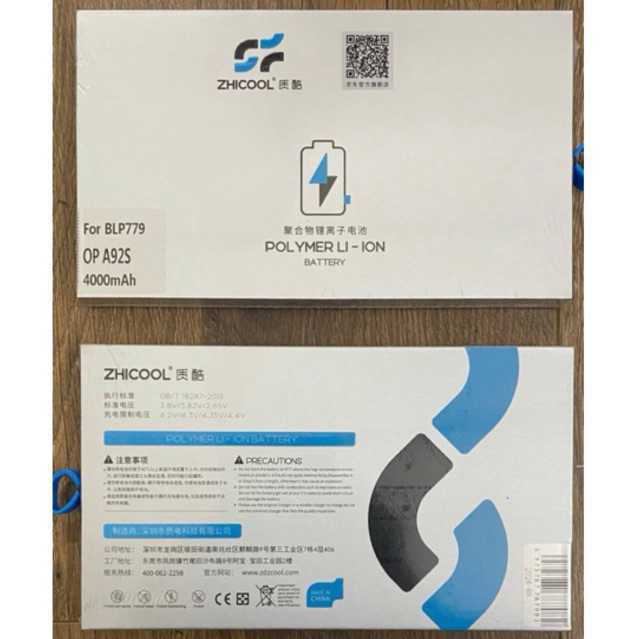 Pin zhicool BLP779 Oppo A92S/ Oppo Reno 4Z