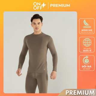 Áo giữ nhiệt nam cổ cao công nghệ cao ONOFF Premium ôm sát giữ ấm - 18IT24W003
