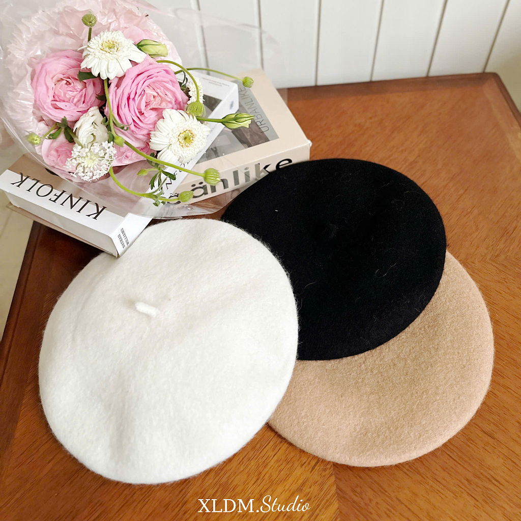 Mũ nồi mũ Beret tiểu thư thiết kế phong cách Hàn Quốc XLDM Studio