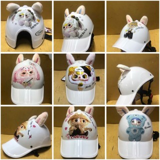  Mũ bảo hiểm hộp mù hình Baby Three hình Labubu 