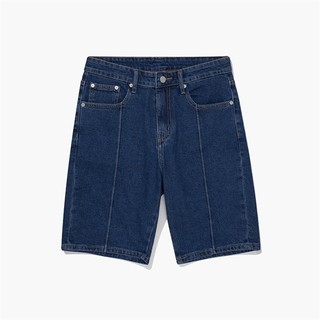  Quần short jean Owlbrand line Xanh đậm 