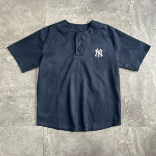 Áo Jersey YANKEES full thêu B2017 BuiVintage, phom over thoải mái.