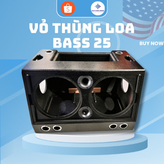 VỎ THÙNG LOA KÉO BASS ĐÔI 25 SƠN TĨNH ĐIỆN CAO CẤP - CHỐNG TRẦY