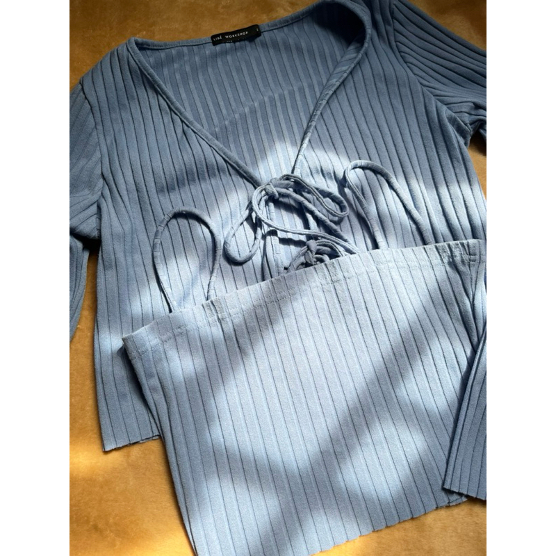 Set áo tube và cardigan Libe thanh lý