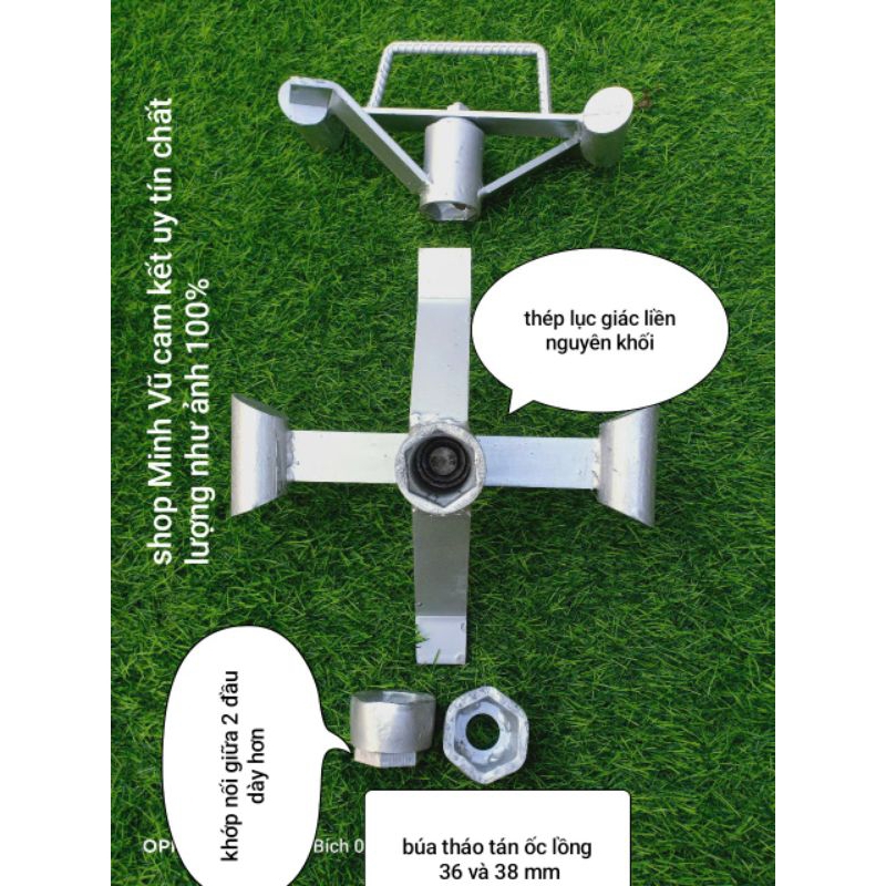 Vam Tháo Ốc Lồng Máy Giặt 36 và 38 mm