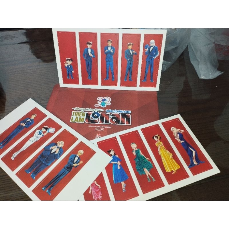 [30 NĂM ĐI CÙNG KÍ ỨC] SET BOOKMARK TRIỂN LÃM CONAN
