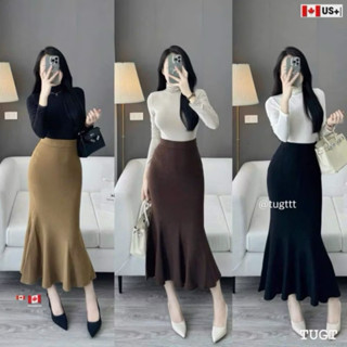  Chân váy len đuôi cá hót  Kèm ảnh chụp thật video  
