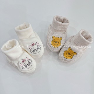 Giày vải, tất chân, Bao Chân Có Chống Trơn Cho Bé Sơ Sinh 0-12M Chất Cotton Cực Mềm Mại Hàng Xuất Dư Xịn C-A