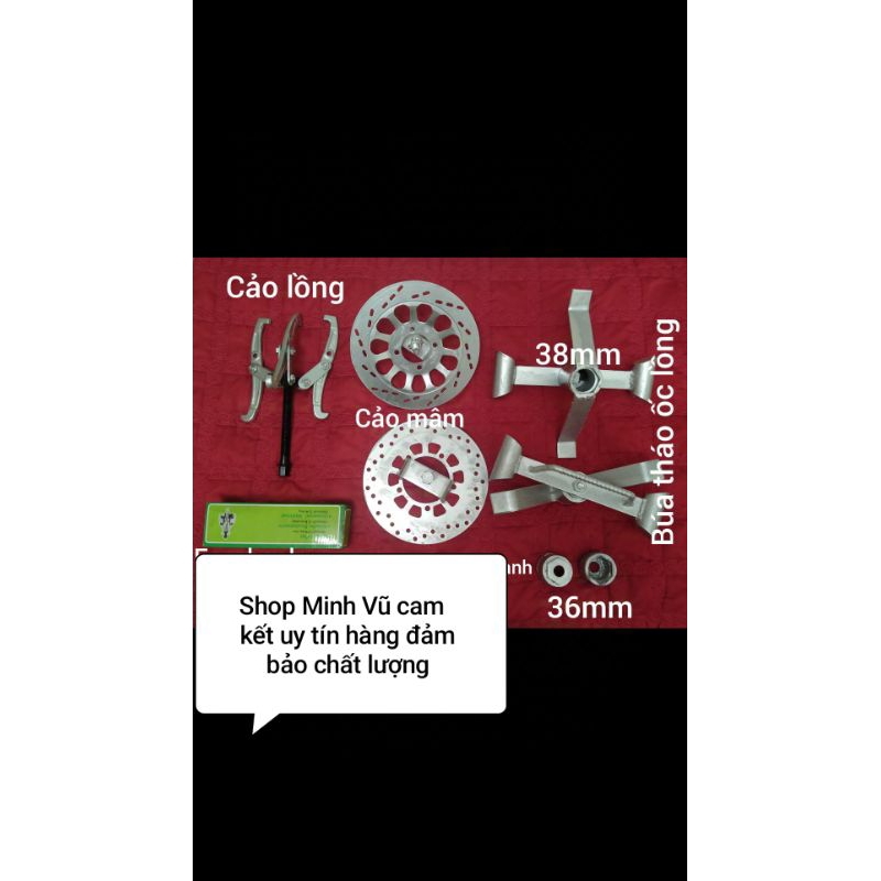 Combo búa tháo ốc lồng,cảo mâm, cảo lồng máy giặt