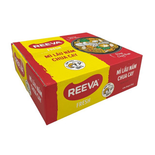 Mì REEVA lẩu nấm chua cay (thùng/ 30 gói, 85g)