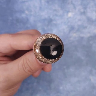  Mắt thú xéo nhiều màu có nhũ loại đẹp chốt trắng 