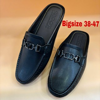  Giày Sục Nam S90 Da Bò 100% Sục nam trẻ trung năng động Màu Đen Giày hở gót da mềm mại Bảo Hành 12 Tháng 