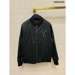 Áo khoác Nam LV họa tiết thêu phong cách trẻ chung chất bông form chuẩn