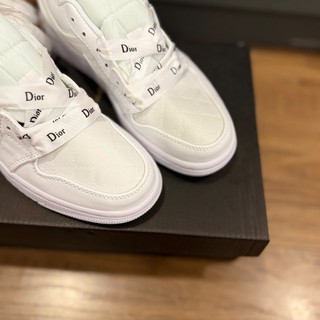 Giầy thể thao nam nữ AIRJ.D 1 Low DI.OR trắng full, hàng cao cấp, full box + phụ kiện