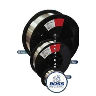 Dây hàn mig sử dụng khí inox 304/308/201 Boss cuộn 1kg Dùng Tốt Cho Các Dòng Mig Mini 1kg