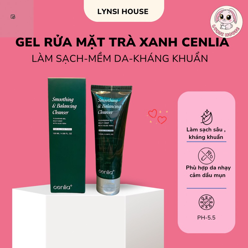 [CENLIA] SỮA RỬA MẶT TRÀ XANH
