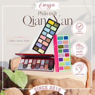 Phấn mắt Qian Yan Phong Cách Mới CHEERYEP Phấn Mắt Qianyan 16 Màu Chính Hãng - Freyja