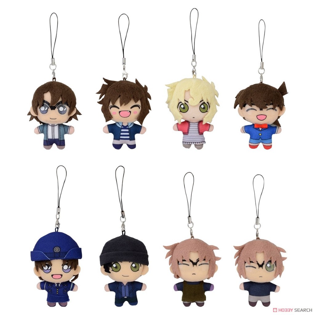 Móc gấu bông Conan & Gia đình Akai - Conan Sera Shukichi Mary Akai Subaru Yumi