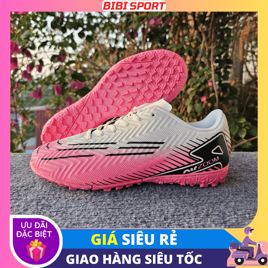 [SALE SỐC] Giày Đá Bóng ATOM VAPOR 16  ACADEMY - Đế Cao Su, Khâu Full Đế, BH 3 Tháng