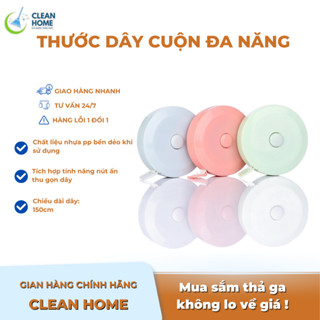 Thước Dây Cuộn Mini Tự Rút Tiện Ích 150cm 60inch - Văn Phòng - May Mặc - Học Tập