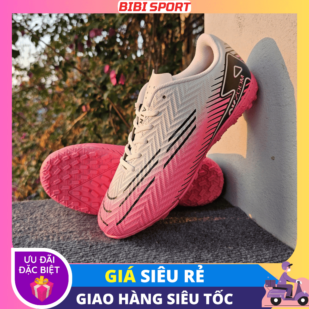 [TẶNG 3 QUÀ] Giày Đá Bóng ATOM VAPOR 16  ACADEMY [Tặng Lót Xịn + Tất Dệt Kim + Băng Cuốn Chân] Khâu 