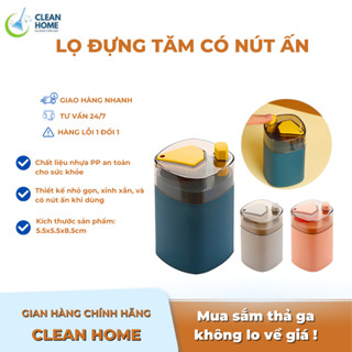Lọ Tăm - Lọ Đựng Tăm Có Nút Bấm Tự Động, Hộp Đựng Tăm Có Nút Bấm Chất Liệu Nhựa Cao Cấp Sang Trọng