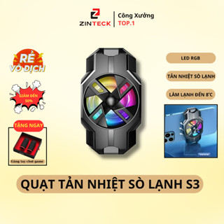 Quạt Tản Nhiệt Công Nghệ Sò Lạnh S3 - Quạt Tản Nhiệt Cho Điện Thoai - Làm Lạnh Cực Nhanh
