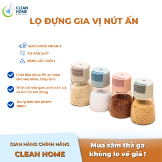 Lọ Đựng Gia Vị Thông Minh, Lọ Rắc Gia Vị Thủy Tinh Cao Cấp -  Tiện Dụng Cho Nhà Bếp -  An Toàn Cho Sức Khỏe