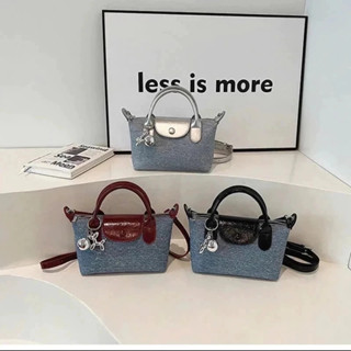 TT209 Túi xách nữ boston đeo chéo phối màu tặng kèm charm, Túi size nhỏ đựng vừa đt hàng đẹp kiểu dáng basic dễ mix đồ