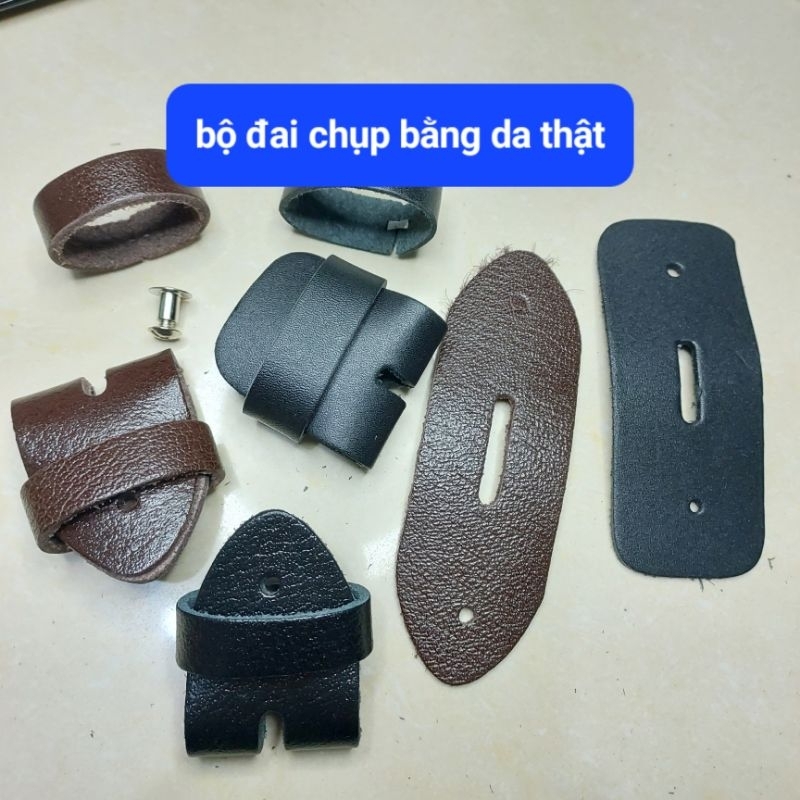 Đai đỉa vòng da thắt lưng da thật