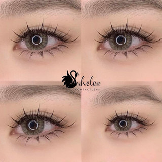 KÍNH ÁP TRÒNG MÀU NÂU TÂY makeup tiệc sang trọng quý Cô sang chảnh