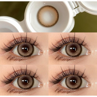 KÍNH ÁP TRÒNG MÀU NÂU TÂY makeup tiệc sang trọng quý Cô sang chảnh