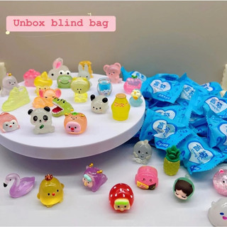  Sét 100 50 túi mù tự xé mẫu dạ quang túi kẹo bóc quà bí mật mẫu dạ quang blind bag kẹo bóc quà test nhân phẩm 