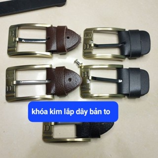 [1 size 4F] Mặt khóa thắt lưng Khóa kim đai đỉa loại to lắp bản dây 3,5cm-3.8cm