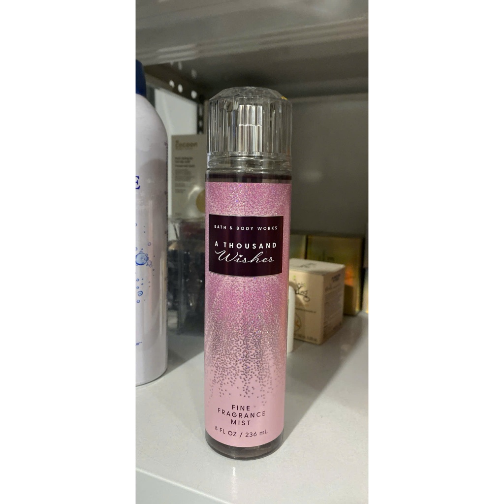 Xịt thơm toàn thân body mist Bath And Body Works hương A Thousand Wishes, Mỹ (236ml)