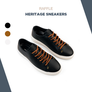 Giày Sneaker Cổ Điển Raffini Heritage Sneaker - Black Thiết Kế Basic, Trẻ Trung Dễ Phối Đồ