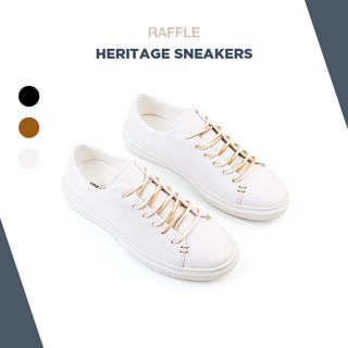 Giày Sneaker Cổ Điển Raffini Heritage Sneaker - White Thiết Kế Basic, Trẻ Trung Dễ Phối Đồ
