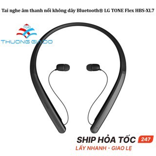 Tai nghe bluetooth đeo cổ âm thanh nổi LG TONE Flex HBS-PL7/ XL7 Hỗ trợ Google Assistant