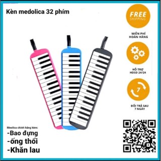   Hàng Sẵn  Kèn Medolica 32 phím Chính Hãng chất lượng cao kèm bao đựng ống thổi 