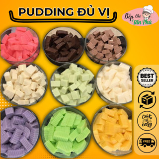 BỘT PUDDING ĐỦ VỊ HÀNG HUY DOUXIAN (tách lẻ túi 50g)_Bếp Chè Tấn Phú