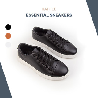 Giày Thể Thao Nam Raffini Essential Sneaker - Black Phong Cách Đơn Giản, Thanh Lịch