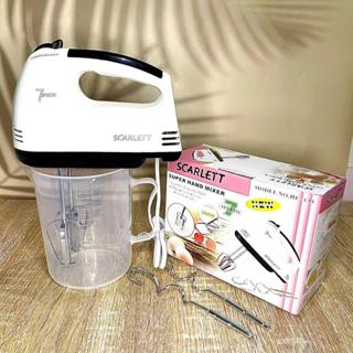 Máy Đánh Trứng Cầm Tay SCARLETT 7 Tốc Độ 260W +có bán kèm ca đánh 1lit