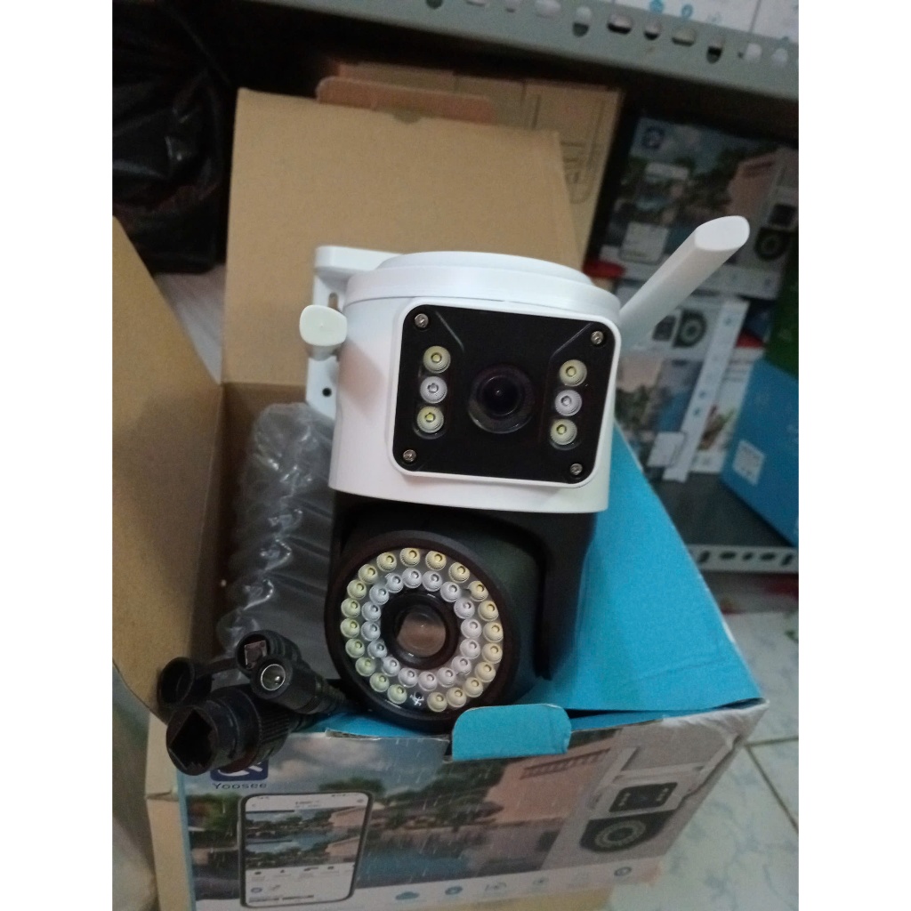 CAMERA YOOSEE 2 MẮT NGOÀI TRỜI.
