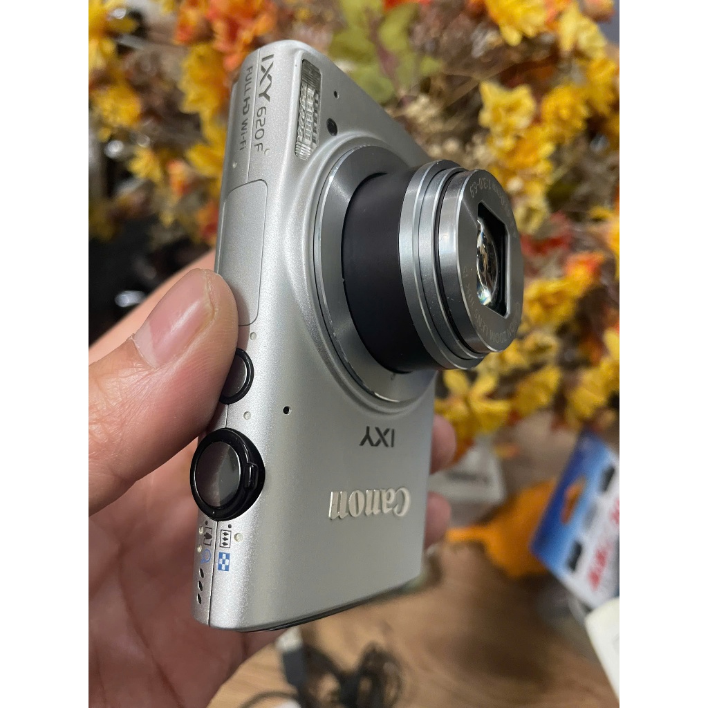 Máy ảnh Canon IXY 620F có wifi, fullHD