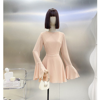 H2STORE - ĐẦM VOAN NGẮN TAY LOE DÁNG XOÈ THANH LỊCH - E04971
