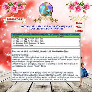 Quà Không Bán_Dành Cho Sữa Bột Vitadairy (Bibistore)