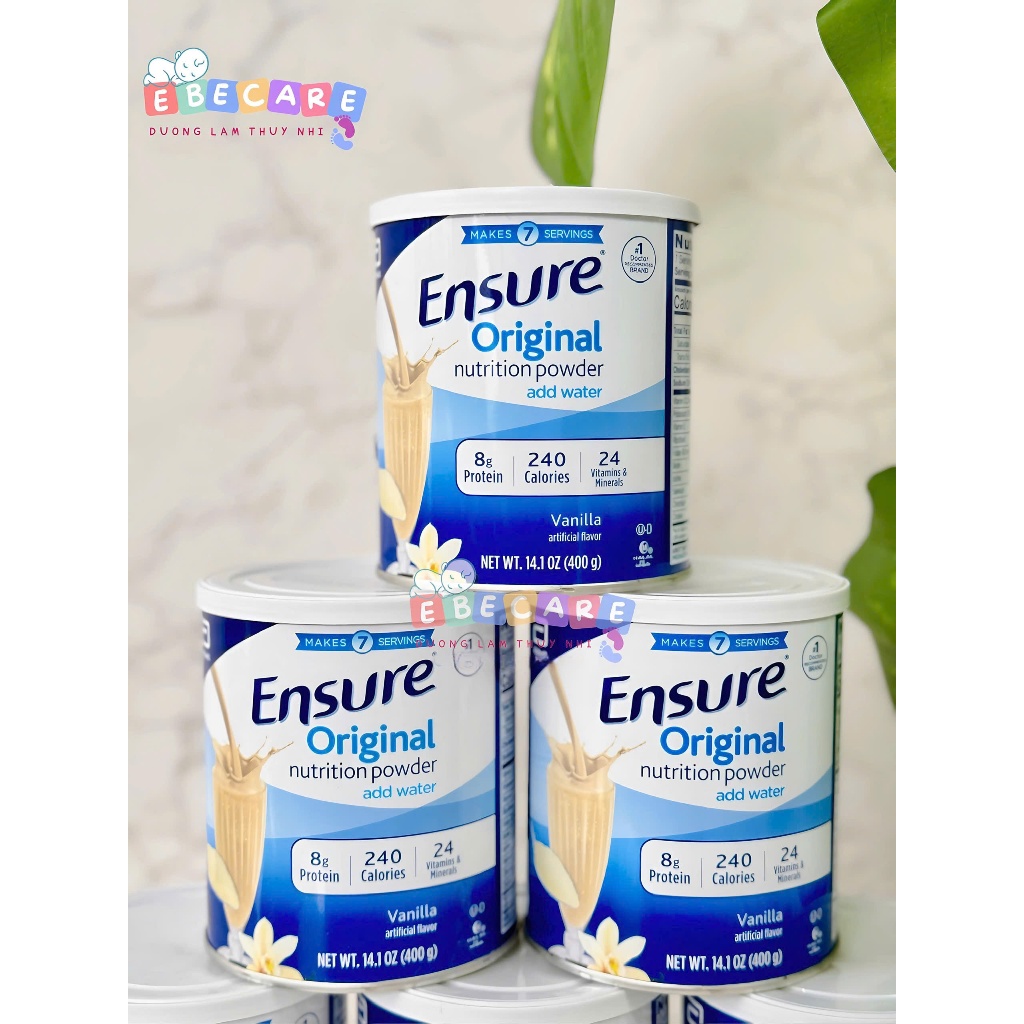 [HÀNG BAY AIR, DAET 2026] Sữa Ensure Mỹ Original Nutrition Powder 400g