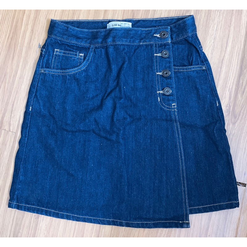 chân váy jeans chính hãng hàng hiệu elise( size M)